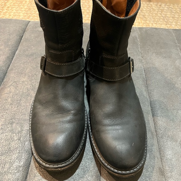 Clark’s Black leather Boots -MENS Size 12 - Picture 2 of 6